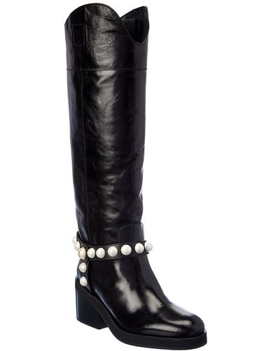 Jimmy Choo Leather Knee Boots for Women - Up to 70% off | Lyst