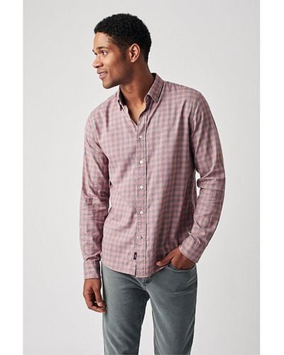 Faherty The Movement Shirt - Red