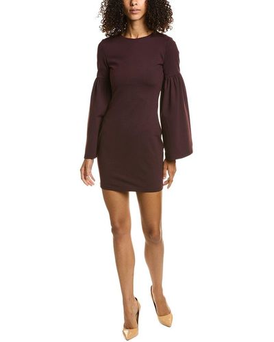 Susana Monaco Bell Sleeve Mini Dress - Brown