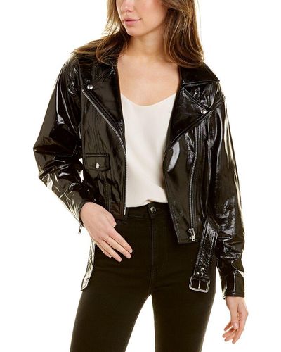 IRO Douki Leather Jacket - Black