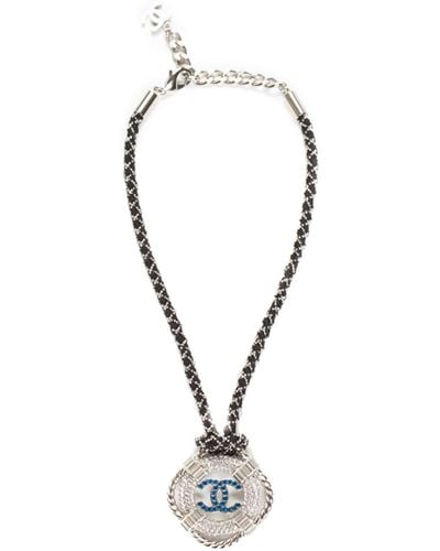Chanel Cruise Collection 2019 Lifesaver Crystal Rope Necklace, Never Worn - Metallic