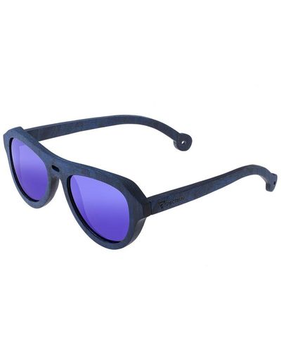 Spectrum Machado 41x53mm Polarized Sunglasses - Blue