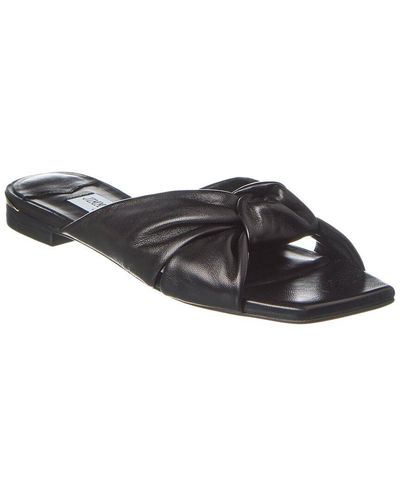 Jimmy Choo Avenue Leather Sandal - Black