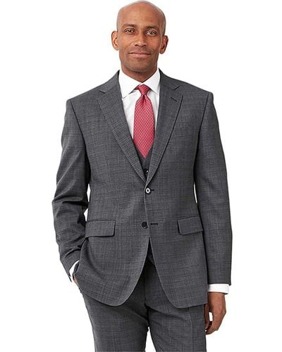 Charles Tyrwhitt Semi Plain Slim Fit Suit Jacket - Gray