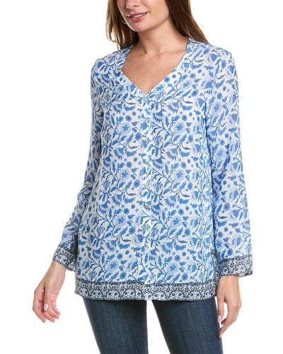 Nanette Lepore Tunic Shirt - Blue