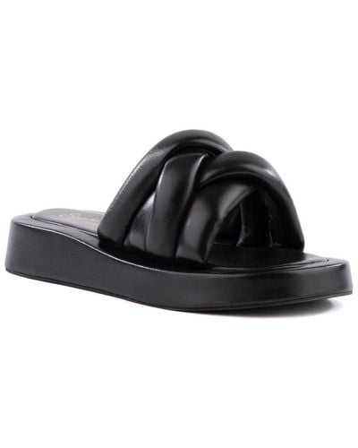 Seychelles Sirens Leather Sandal - Black