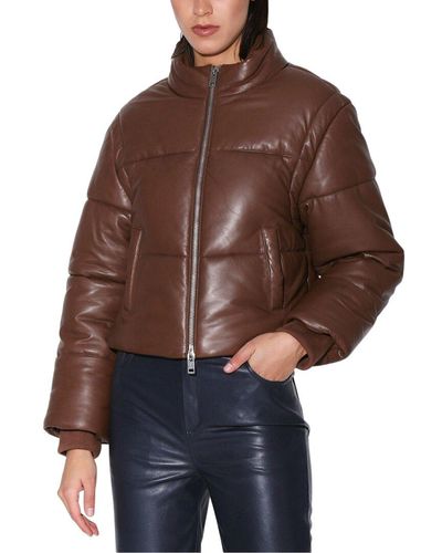 Walter Baker Lorenza Leather Jacket - Brown