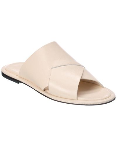 Wandler Kate Leather Slipper - White