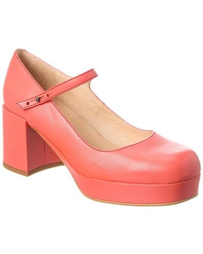 INTENTIONALLY ______ Mika Leather Pump - Pink