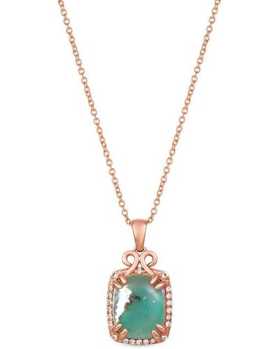 Le Vian 14k Strawberry Gold 3.08 Ct. Tw. Gemstone Pendant Necklace - Metallic
