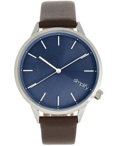 Simplify Unisex The 6700 Watch - Blue