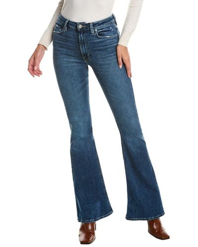 Hudson Jeans Holly Lotus High-rise Flare Jean - Blue