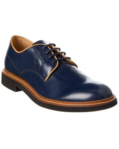 Tod's Leather Derby - Blue