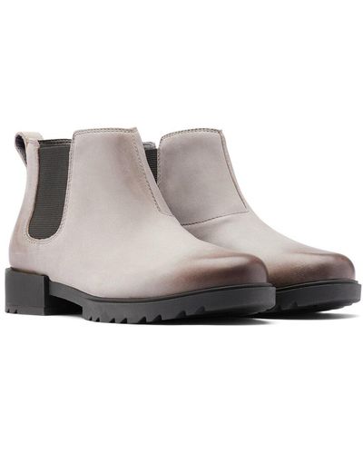 Sorel Emelietm Ii Chelsea Wp Leather Boot - White