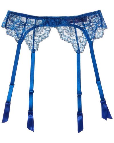 Journelle Anais Suspender Belt - Blue