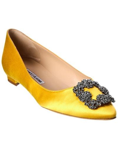 Yellow Ballet flats and ballerina shoes for Women | Lyst