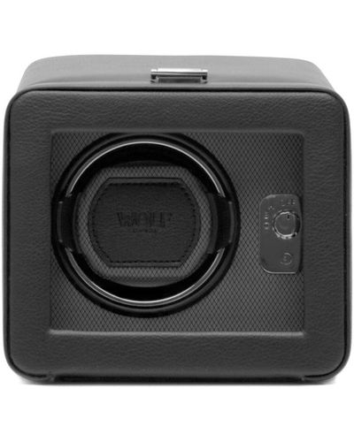 WOLF 1834 Windsor Single Winder With Cover - Black