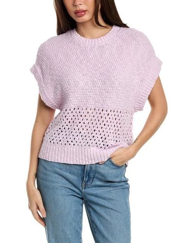 Design History Crewneck Sweater - Purple