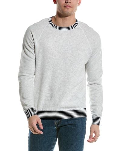 Save Khaki Collegiate Fleece Crewneck Sweatshirt - Grey