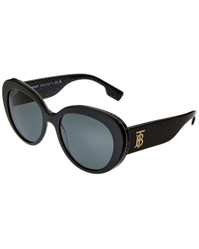 Burberry Rose 54mm Sunglasses - Black