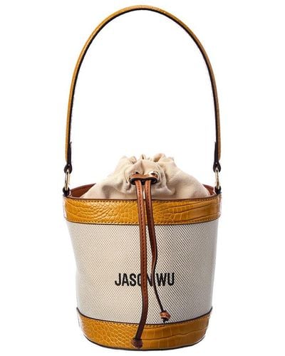 Jason Wu Canvas Bucket Bag - Natural