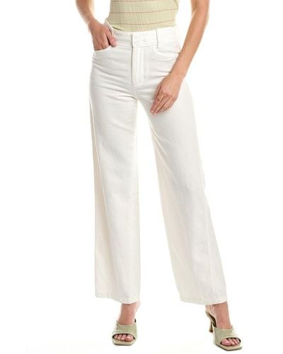 Vince Washed Casual Pant - White