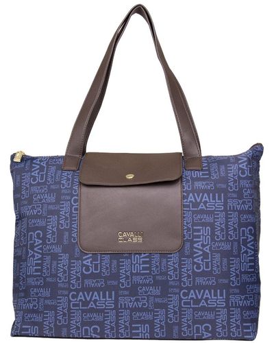 Class Roberto Cavalli Large Tote - Purple