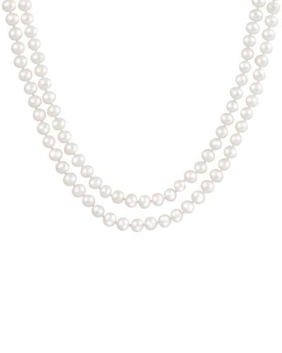 Splendid 14k 5-6mm Pearl Necklace - White