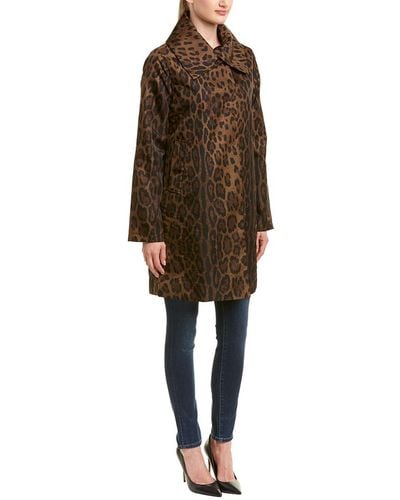 Jane Post Leopard Coat - Natural