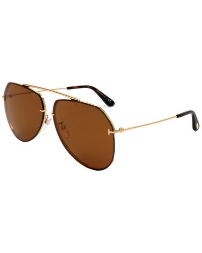 Tom Ford Ft0795-h 63mm Sunglasses - Brown
