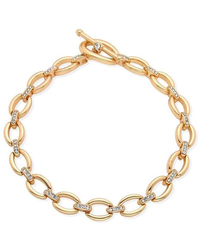 Eye Candy LA Cz Iris Chain Link Bracelet - Metallic