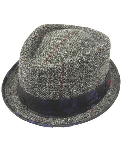 Robert Graham Diamond Wool Hat - Grey