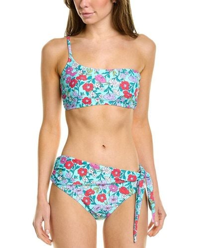 Nanette Lepore 2pc Aster Bikini Set - Blue