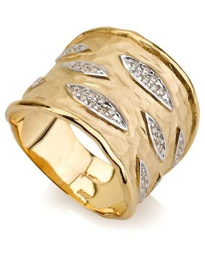 I. REISS 14k 0.25 Ct. Tw. Diamond Cuff Ring - Metallic