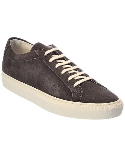 Common Projects Achilles Low Suede Sneaker - Gray