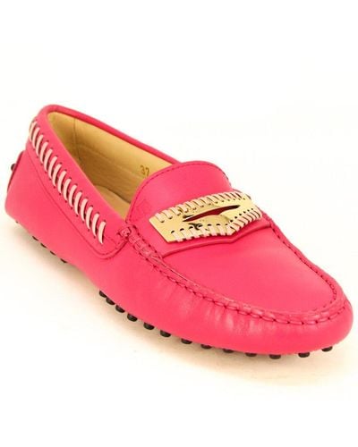 Tod's Gommino Leather Moccasin - Pink