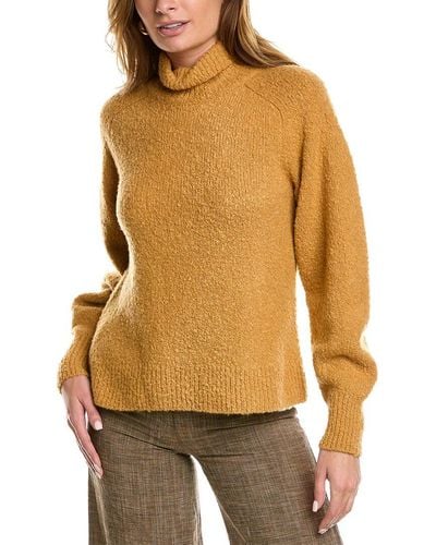 Lafayette 148 New York Boucle Cashmere-blend Sweater - Yellow