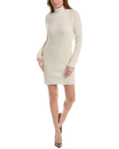 Michael Kors Collection Shaker Rib Cashmere Sweaterdress - Natural
