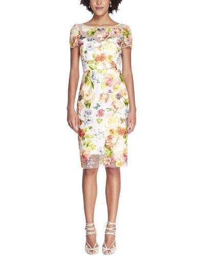 Marchesa Cocktail Dress - White