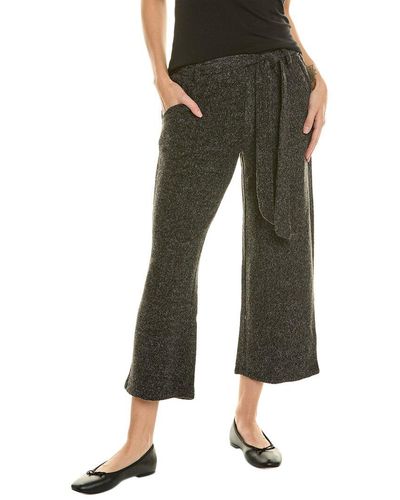Sol Angeles Brushed Boucle Crop Tie Pant - Green