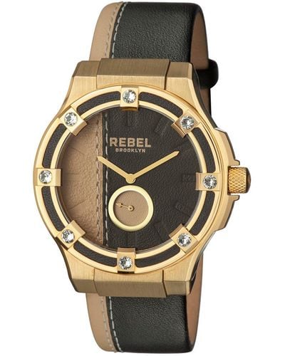 Rebel Brooklyn Flatbush Watch - Metallic