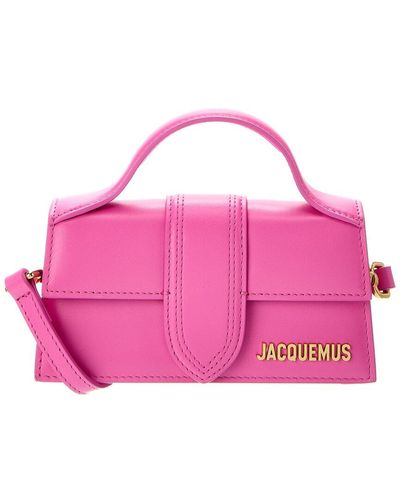 Jacquemus Le Grand Bambino Leather Shoulder Bag - Pink