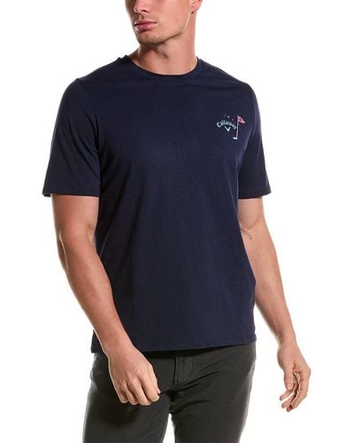 Callaway Apparel 19th Hole Trademark Novelty T-shirt - Blue