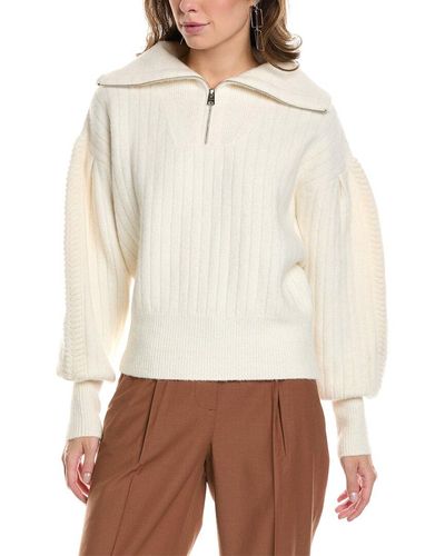 AllSaints Viola Wool & Alpaca-blend Sweater - White