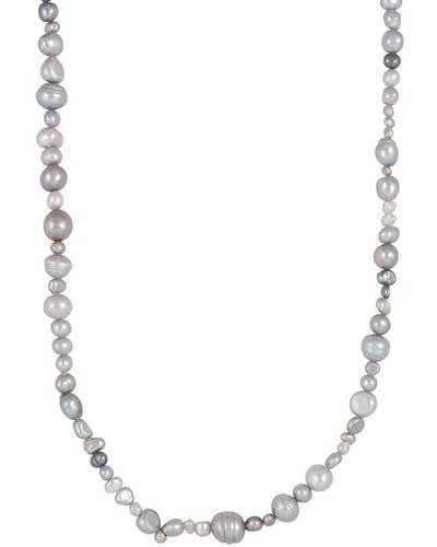Splendid 4-8mm Freshwater Pearl Endless 36in Necklace - White