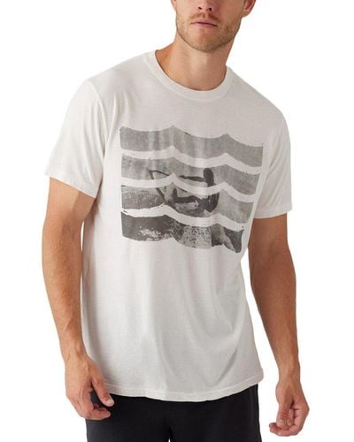 Sol Angeles Surf Waves Crew T-shirt - Grey