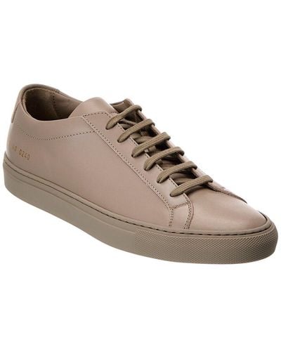 Common Projects Original Achilles Low Leather Trainer - Brown