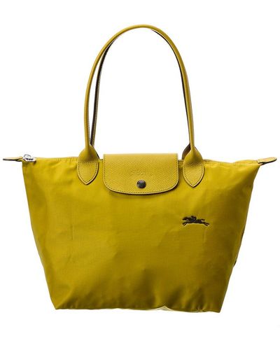 Longchamp Le Pliage Nylon Hobo - Yellow Hobos, Handbags - WL865462