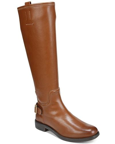 Franco Sarto Merina Faux Leather Wide Calf Knee-high Boots - Brown