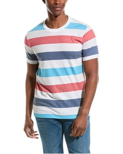 Sol Angeles Sol Rugby Stripe Crew T-shirt - White
